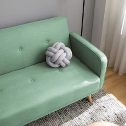 Mørteens Canapé convertible Daru I - Tissu Nims: Gris menthe -Canapés Soldes Magasin 1000086542 201201 06015300094 DETAILS P000000001000086542