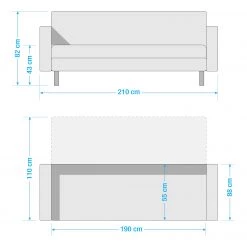 Mørteens Canapé convertible Daru I - Tissu Nims: Gris menthe -Canapés Soldes Magasin 1000086542 201201 06020400098 SKETCH DETAILS P000000001000086542 sketch