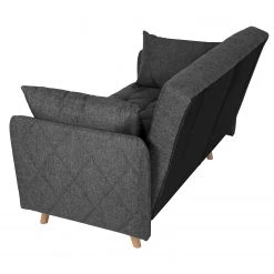 Mørteens Canapé convertible Morten - Tissu Nims: Gris foncé -Canapés Soldes Magasin 1000086554 210427 11232800007 DETAILS P000000001000086554