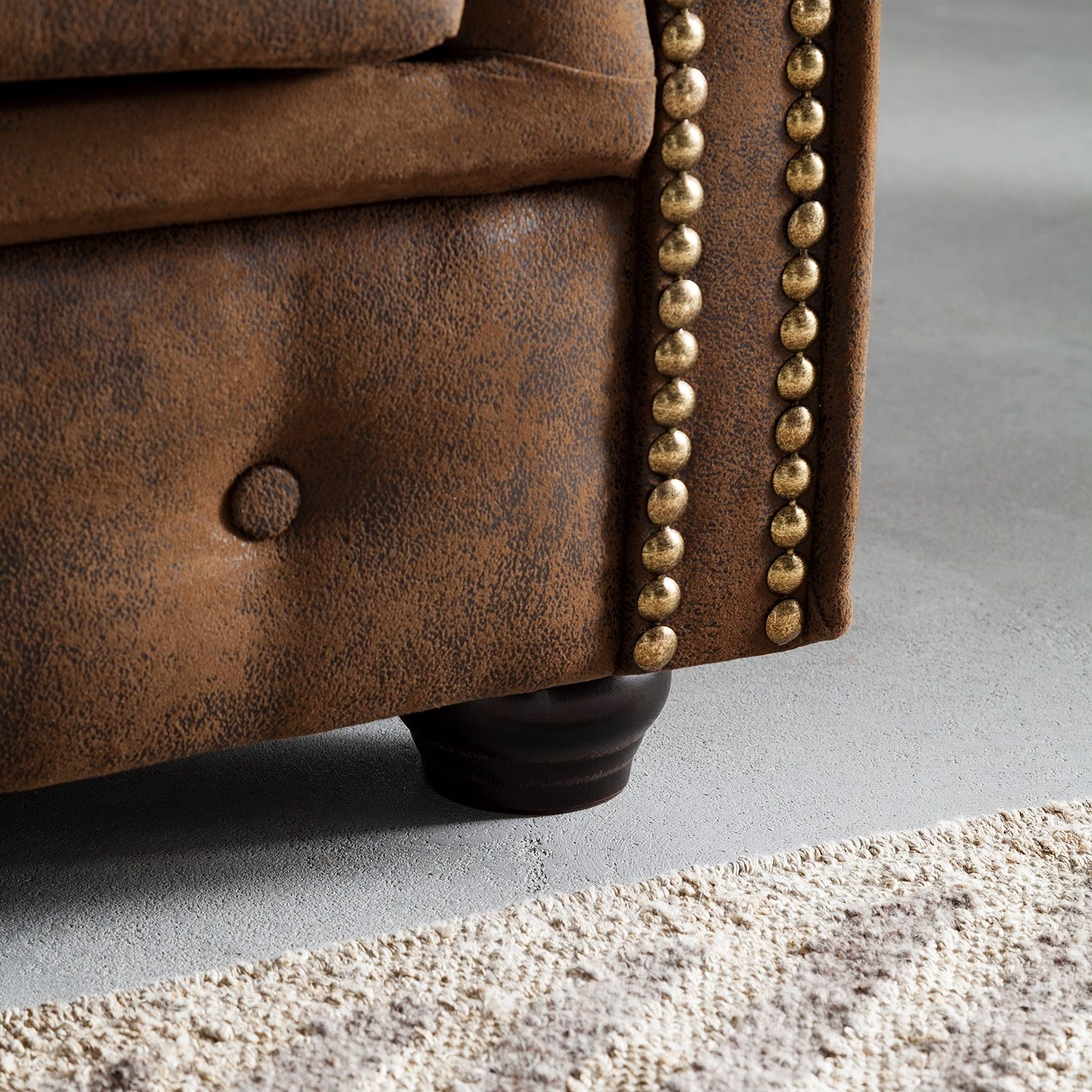 Canapé Torquay (3 places) - Marron 7 Canapé Torquay (3 places) - Marron – Image 7