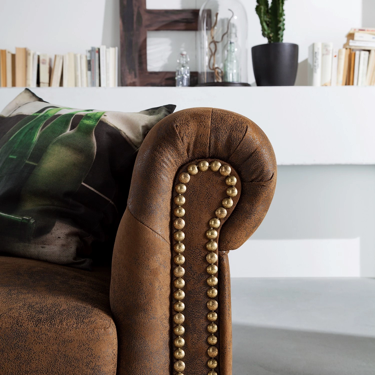 Canapé Torquay (3 places) - Marron 6 Canapé Torquay (3 places) - Marron – Image 6