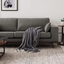 Mørteens Canapé Billund (3 places) - Gris -Canapés Soldes Magasin 1000097074 201201 14060900125 DETAILS P000000001000097074