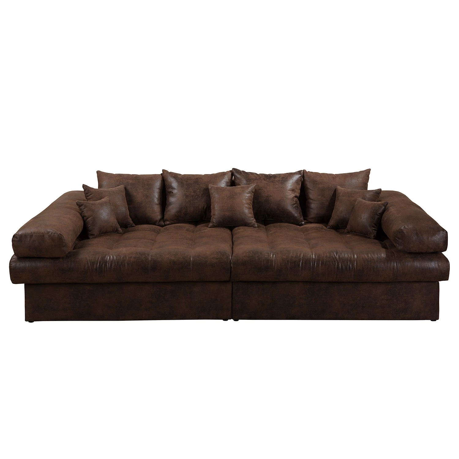 Mooved Grand Canapé Naomi IV - Microfibre Goda: Marron bison 5 Mooved Grand Canapé Naomi IV - Microfibre Goda: Marron bison – Image 5