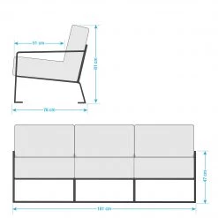 Ars manufacti Canapé Voda II (3 places) - Gris foncé 13 Ars manufacti Canapé Voda II (3 places) - Gris foncé -Canapés Soldes Magasin 1000113577 200 GALLERYIMAGES P000000001000113577