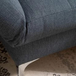 Loftscape Méridienne Limon - Tissu - Bleu jean - Accoudoir monté à droite (vu de face) -Canapés Soldes Magasin 1000117851 180621 11345516 GALLERYIMAGES P000000001000117851