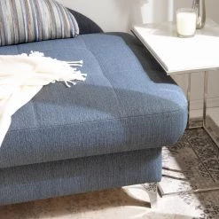 Loftscape Méridienne Limon - Tissu - Bleu jean - Accoudoir monté à droite (vu de face) -Canapés Soldes Magasin 1000117851 180621 11345518 GALLERYIMAGES P000000001000117851