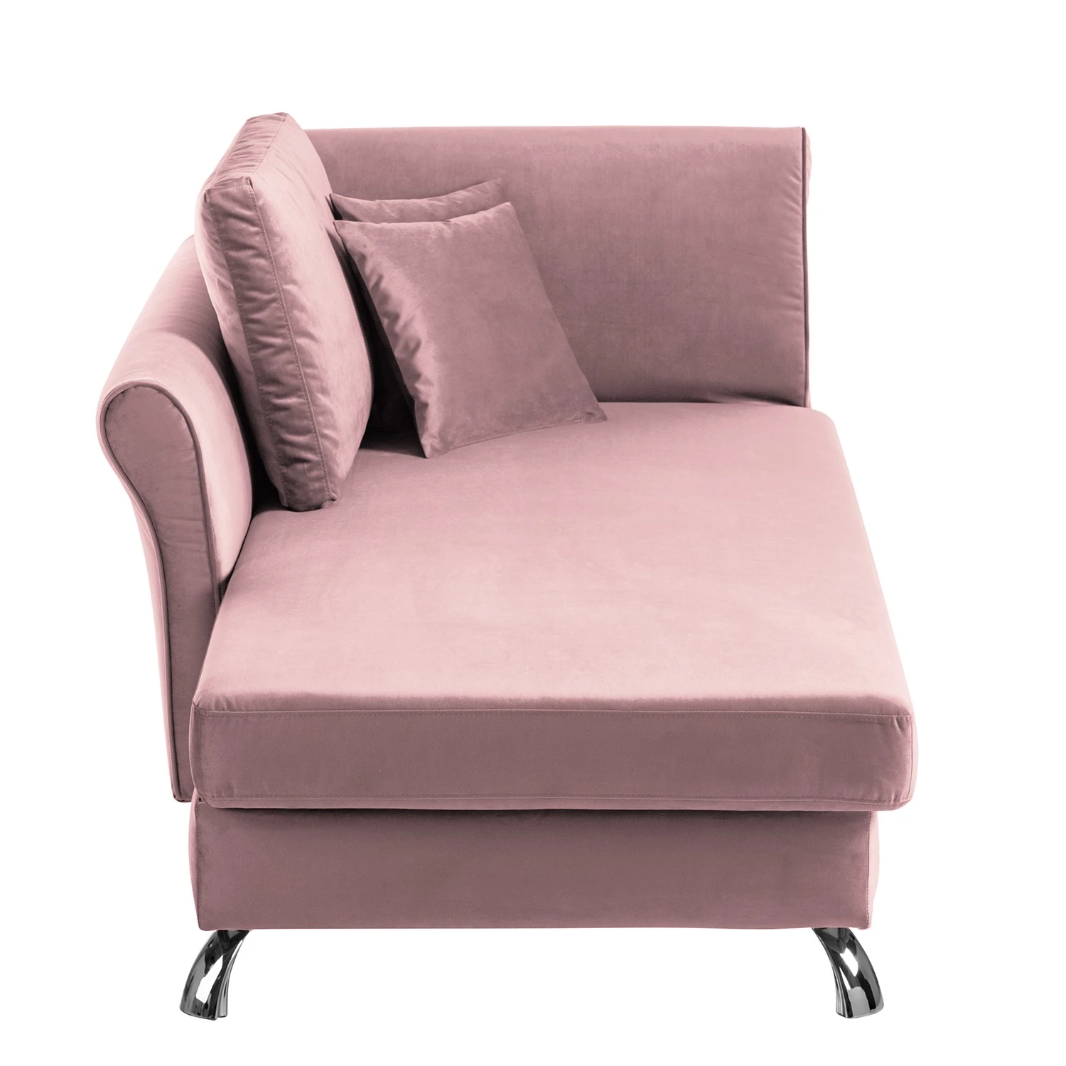 Jack & Alice Méridienne Habay - Microfibre - Mauve - Accoudoir monté à droite (vu de face) 8 Jack & Alice Méridienne Habay - Microfibre - Mauve - Accoudoir monté à droite (vu de face) – Image 8