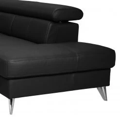 Loftscape Canapé d'angle Hodge - Noir - Méridienne longue à droite (vue de face) - Sans fonction -Canapés Soldes Magasin 1000120341 190412 09202400032 GALLERYIMAGES P000000001000120341