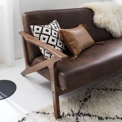 Mørteens Canapé 3 places Coop I - Aspect cuir vieilli -Canapés Soldes Magasin 1000126092 190418 18174300005 GALLERYIMAGES P000000001000126092