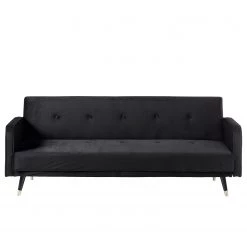 Jack & Alice Canapé convertible Daru I - Velours - Noir 23 Jack & Alice Canapé convertible Daru I - Velours - Noir -Canapés Soldes Magasin 1000126931 200512 17232700012 DETAILS P000000001000126931