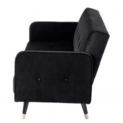 Jack & Alice Canapé convertible Daru I - Velours - Noir 24 Jack & Alice Canapé convertible Daru I - Velours - Noir -Canapés Soldes Magasin 1000126931 200512 17232700013 DETAILS P000000001000126931