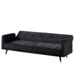 Jack & Alice Canapé convertible Daru I - Velours - Noir 28 Jack & Alice Canapé convertible Daru I - Velours - Noir -Canapés Soldes Magasin 1000126931 200512 17233000017 DETAILS P000000001000126931
