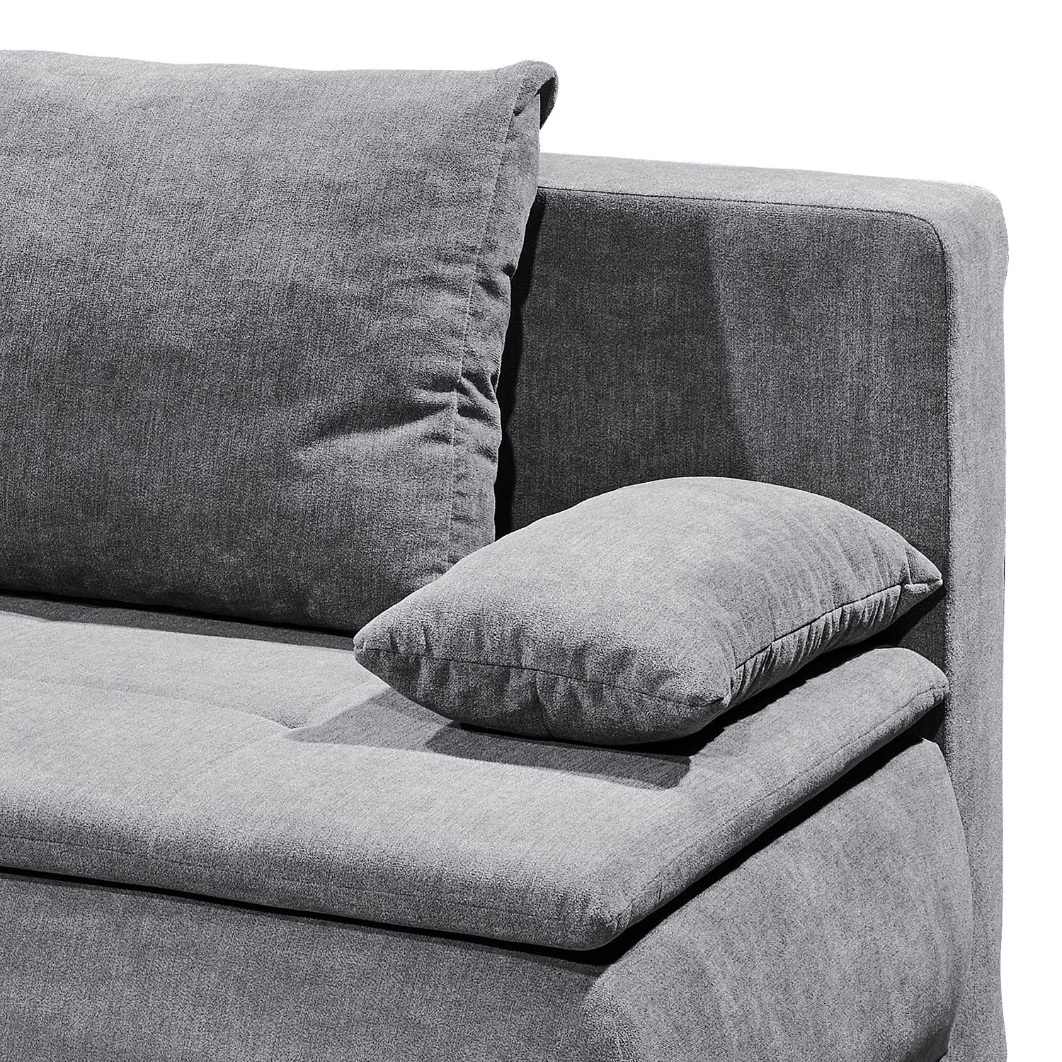 Fredriks Canapé convertible Collana - Microfibre Ranu: Gris foncé 7 Fredriks Canapé convertible Collana - Microfibre Ranu: Gris foncé – Image 7