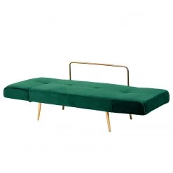 Jack & Alice Canapé convertible Behram II - Velours - Vert foncé -Canapés Soldes Magasin 1000127857 190110 15522200109 GALLERYIMAGES P000000001000127857