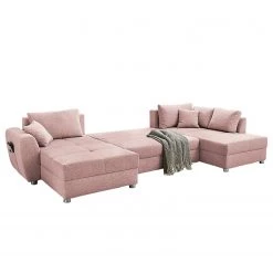 Fredriks Canapé panoramique Delicias - Tissu structuré - Rose 10 Fredriks Canapé panoramique Delicias - Tissu structuré - Rose -Canapés Soldes Magasin 1000128547 190515 14101500047 GALLERYIMAGES P000000001000128547