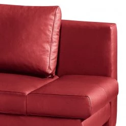 Loftscape Canapé convertible Salen II - Cuir véritable - Rouge - Chrome brillant -Canapés Soldes Magasin 1000129062 180817 11584374 GALLERYIMAGES P000000001000129062