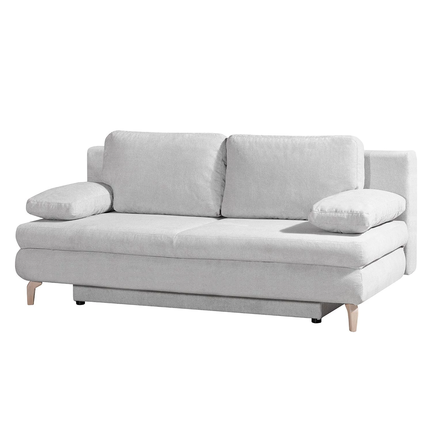 Mørteens Canapé convertible Seiling - Tissu structuré - Gris clair 1 Mørteens Canapé convertible Seiling - Tissu structuré - Gris clair