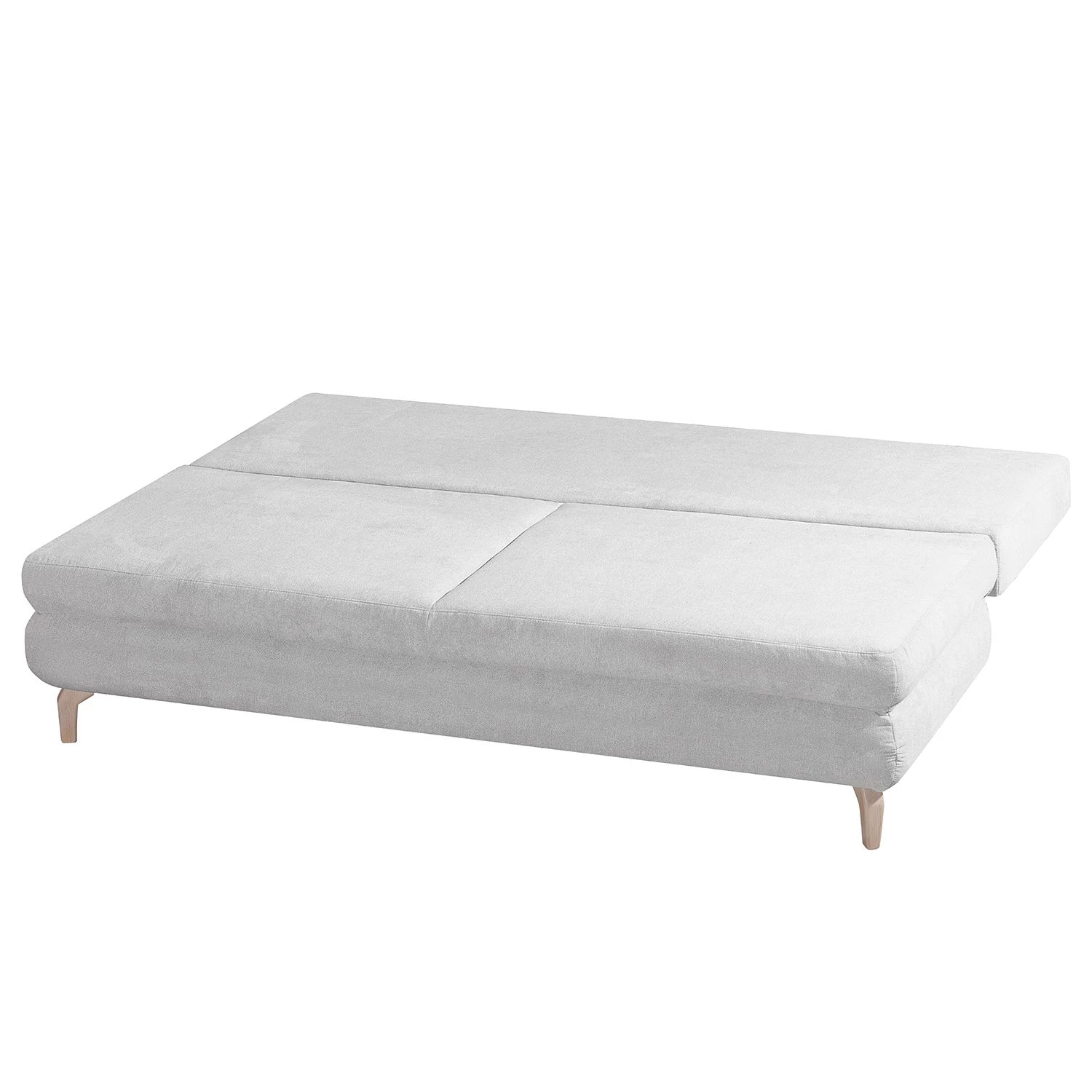 Mørteens Canapé convertible Seiling - Tissu structuré - Gris clair 4 Mørteens Canapé convertible Seiling - Tissu structuré - Gris clair – Image 4