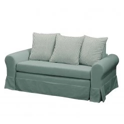 Maison Belfort Canapé convertible Latina XV - Tissu - Gris menthe - Largeur : 165 cm