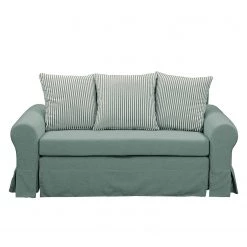 Maison Belfort Canapé convertible Latina XV - Tissu - Gris menthe - Largeur : 165 cm -Canapés Soldes Magasin 1000129978 180828 141719122 GALLERYIMAGES P000000001000129978
