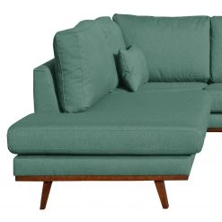 Mørteens Canapé d’angle Billund III - Tissu structuré - Menthe - Méridienne longue à gauche (vue de face) -Canapés Soldes Magasin 1000130373 180904 170858212 GALLERYIMAGES P000000001000130373