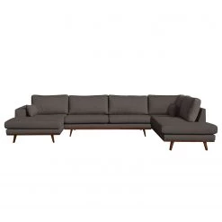 Mørteens Canapé panoramique Billund - Tissu structuré - Gris foncé - Méridienne courte à gauche / longue à droite (vue de face) 14 Mørteens Canapé panoramique Billund - Tissu structuré - Gris foncé - Méridienne courte à gauche / longue à droite (vue de face) -Canapés Soldes Magasin 1000130378 180904 170904267 GALLERYIMAGES P000000001000130378