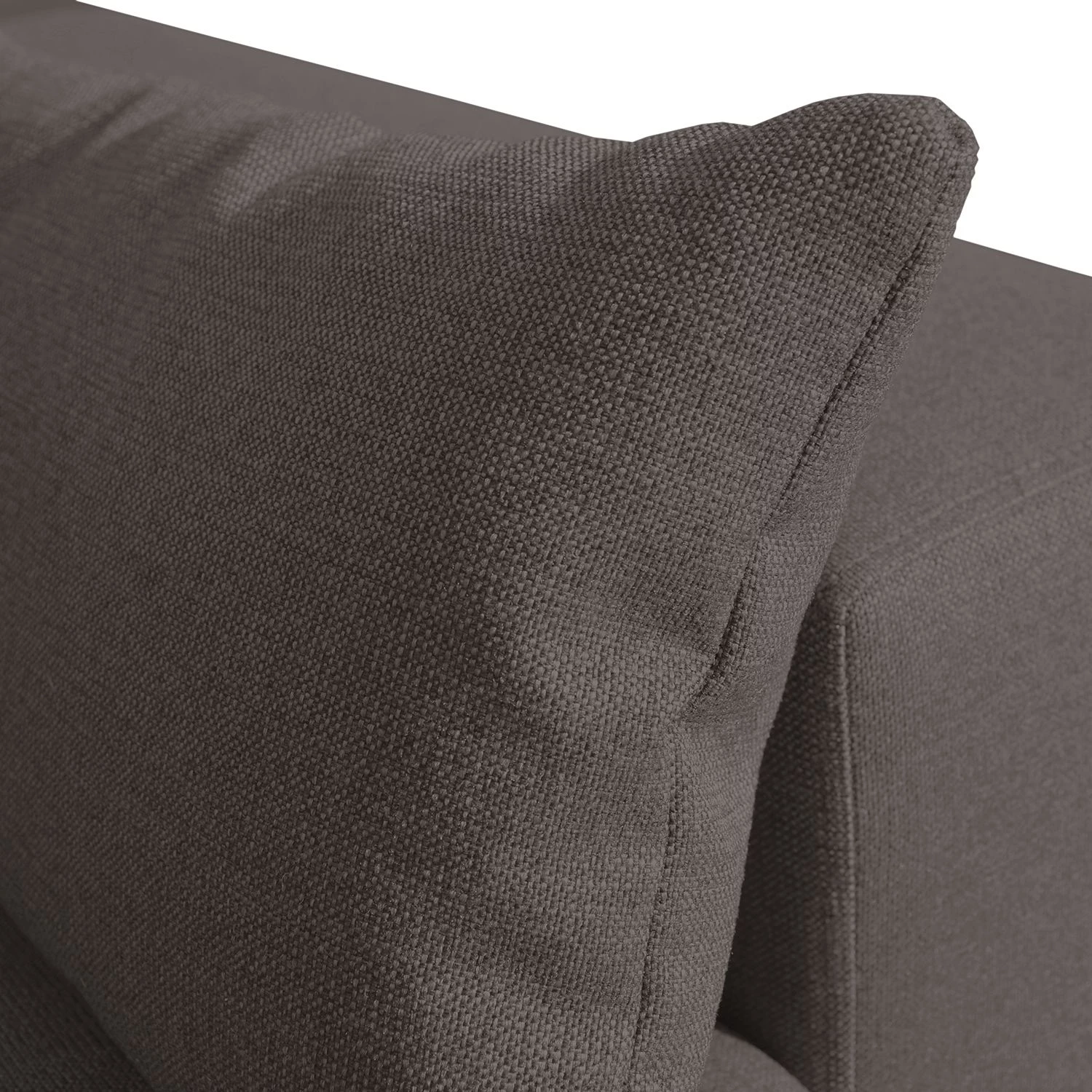 Mørteens Canapé panoramique Billund - Tissu structuré - Gris foncé - Méridienne courte à gauche / longue à droite (vue de face) 10 Mørteens Canapé panoramique Billund - Tissu structuré - Gris foncé - Méridienne courte à gauche / longue à droite (vue de face) – Image 10