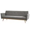 Mørteens Canapé convertible Posen - Feutre - Feutre Blix: Gris