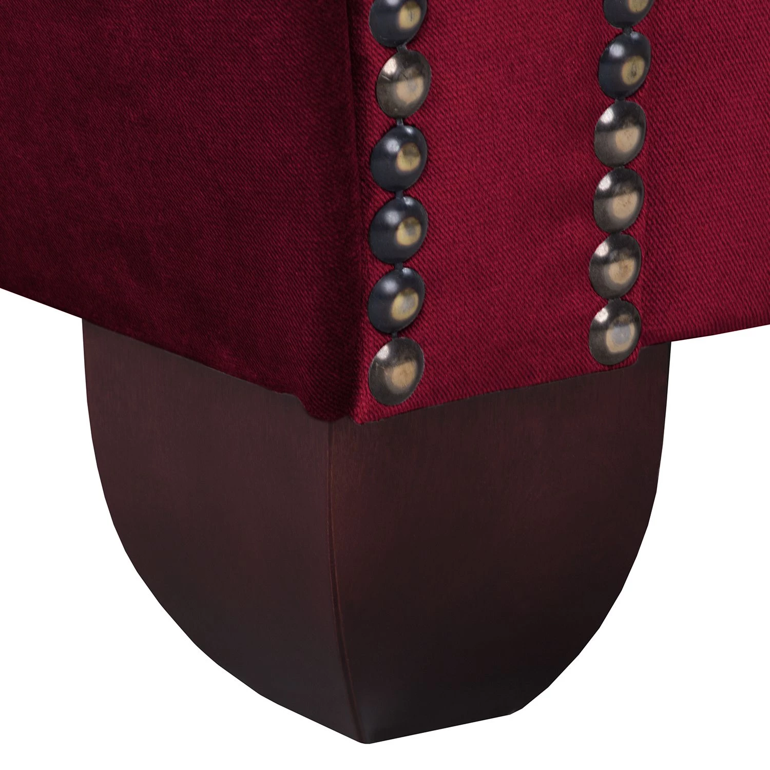 Jack & Alice Grand canapé Sells - Velours - Rouge 10 Jack & Alice Grand canapé Sells - Velours - Rouge – Image 10