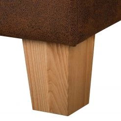 Ars Natura Canapé panoramique Alpine - Aspect cuir vieilli - Méridienne courte à gauche / longue à droite (vue de face) -Canapés Soldes Magasin 1000135199 190903 11145000014 DETAILS P000000001000135199