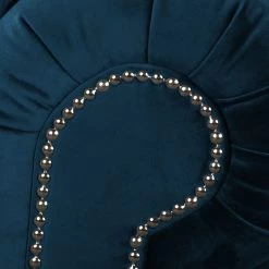 Jack & Alice Canapé d'angle Solita - Velours - Bleu foncé -Canapés Soldes Magasin 1000135725 181023 18292231 GALLERYIMAGES P000000001000135725