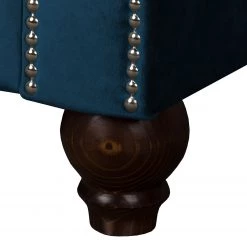 Jack & Alice Canapé d'angle Solita - Velours - Bleu foncé -Canapés Soldes Magasin 1000135725 181023 18292335 GALLERYIMAGES P000000001000135725