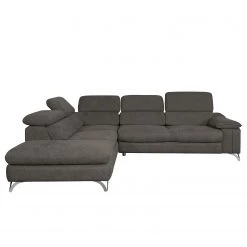 Loftscape Canapé d'angle Astoria - Tissu - Gris foncé - Méridienne longue à gauche (vue de face) -Canapés Soldes Magasin 1000136017 181024 123037313 GALLERYIMAGES P000000001000136017