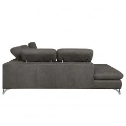 Loftscape Canapé d'angle Astoria - Tissu - Gris foncé - Méridienne longue à gauche (vue de face) -Canapés Soldes Magasin 1000136017 181024 123038316 GALLERYIMAGES P000000001000136017