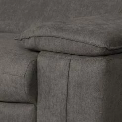 Loftscape Canapé d'angle Astoria - Tissu - Gris foncé - Méridienne longue à gauche (vue de face) -Canapés Soldes Magasin 1000136017 181024 123038317 GALLERYIMAGES P000000001000136017