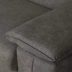 Loftscape Canapé d'angle Astoria - Tissu - Gris foncé - Méridienne longue à gauche (vue de face) -Canapés Soldes Magasin 1000136017 181024 123039318 GALLERYIMAGES P000000001000136017