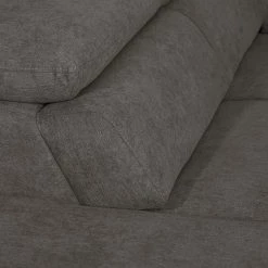 Loftscape Canapé d'angle Astoria - Tissu - Gris foncé - Méridienne longue à gauche (vue de face) -Canapés Soldes Magasin 1000136017 181024 123040319 GALLERYIMAGES P000000001000136017