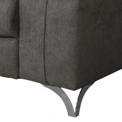 Loftscape Canapé d'angle Astoria - Tissu - Gris foncé - Méridienne longue à gauche (vue de face) -Canapés Soldes Magasin 1000136017 181024 123040320 GALLERYIMAGES P000000001000136017