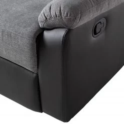 Loftscape Canapé relax Warmun (3 places) - Imitation cuir / Microfibre - Noir / Gris 35 Loftscape Canapé relax Warmun (3 places) - Imitation cuir / Microfibre - Noir / Gris -Canapés Soldes Magasin 1000139824 200807 14141200009 DETAILS P000000001000139824