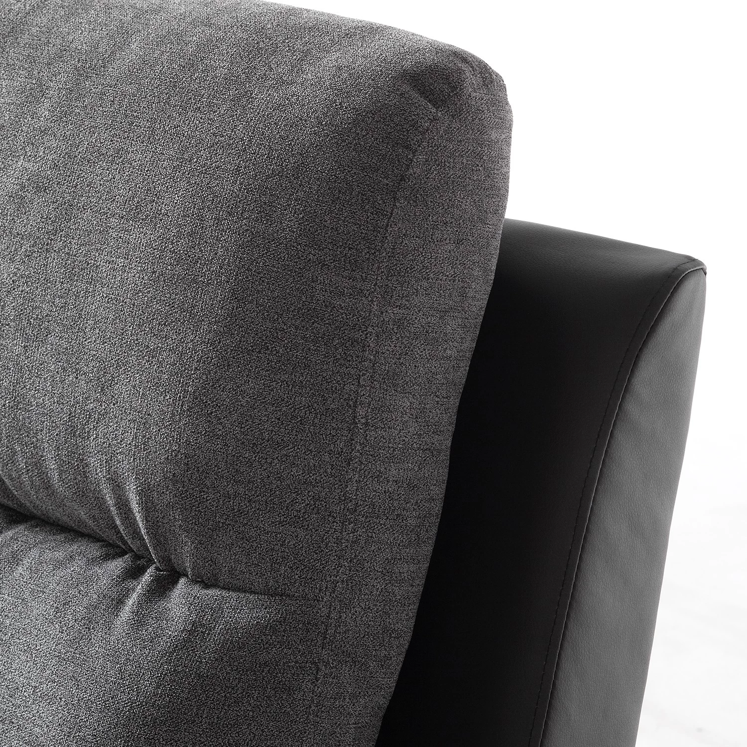 Loftscape Canapé relax Warmun (3 places) - Imitation cuir / Microfibre - Noir / Gris 19 Loftscape Canapé relax Warmun (3 places) - Imitation cuir / Microfibre - Noir / Gris – Image 19