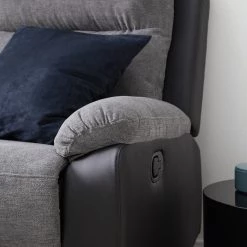 Loftscape Canapé relax Warmun (3 places) - Imitation cuir / Microfibre - Noir / Gris 34 Loftscape Canapé relax Warmun (3 places) - Imitation cuir / Microfibre - Noir / Gris -Canapés Soldes Magasin 1000139824 201111 10410200005 DETAILS P000000001000139824