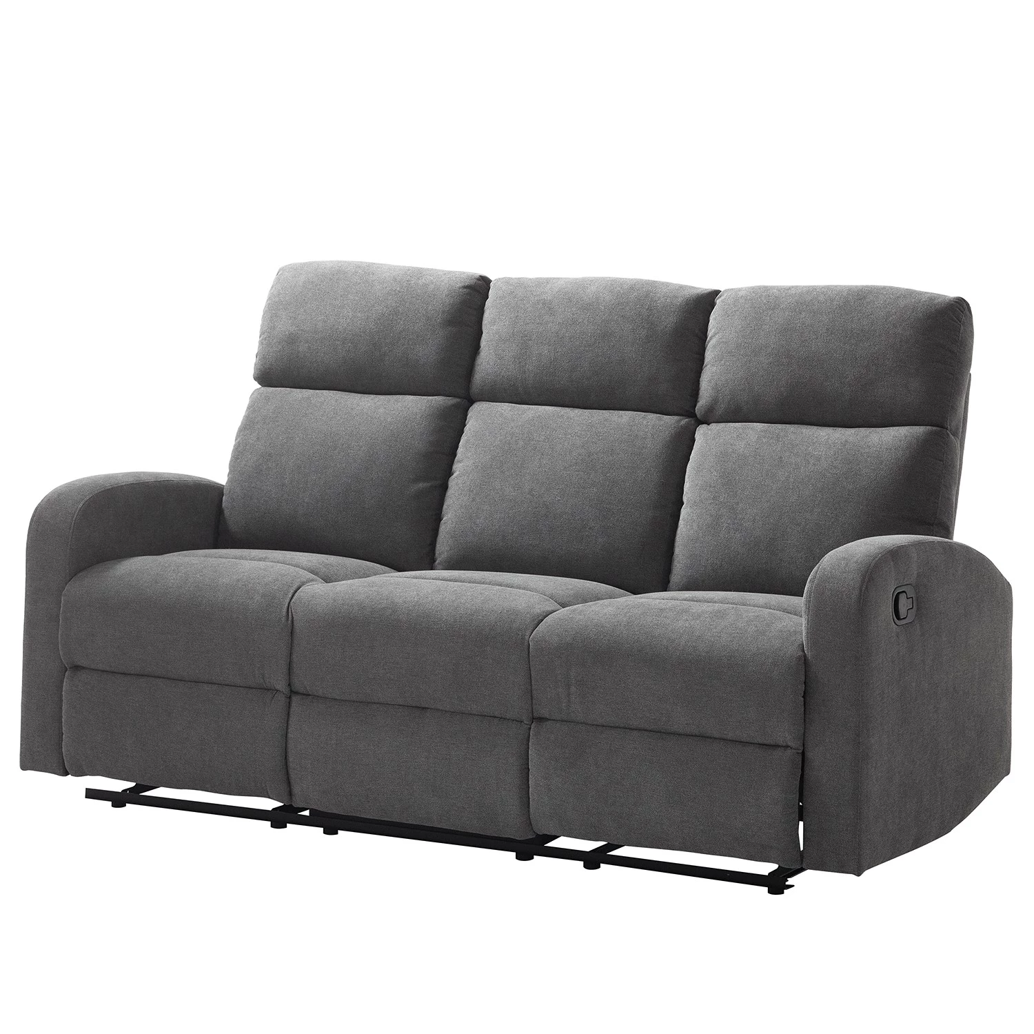 Loftscape Canapé relax Grandhan (3 places) - Microfibre - Gris 1 Loftscape Canapé relax Grandhan (3 places) - Microfibre - Gris