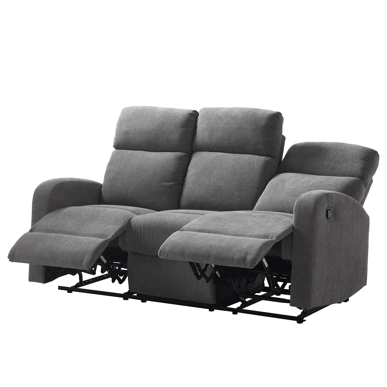 Loftscape Canapé relax Grandhan (3 places) - Microfibre - Gris 7 Loftscape Canapé relax Grandhan (3 places) - Microfibre - Gris – Image 7