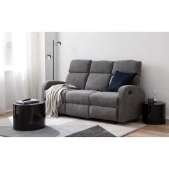 Loftscape Canapé relax Grandhan (3 places) - Microfibre - Gris 24 Loftscape Canapé relax Grandhan (3 places) - Microfibre - Gris -Canapés Soldes Magasin 1000139825 201111 10410200006 MOOD DETAILS P000000001000139825 mood