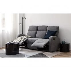 Loftscape Canapé relax Grandhan (3 places) - Microfibre - Gris 25 Loftscape Canapé relax Grandhan (3 places) - Microfibre - Gris -Canapés Soldes Magasin 1000139825 201111 10410200007 MOOD DETAILS P000000001000139825 mood
