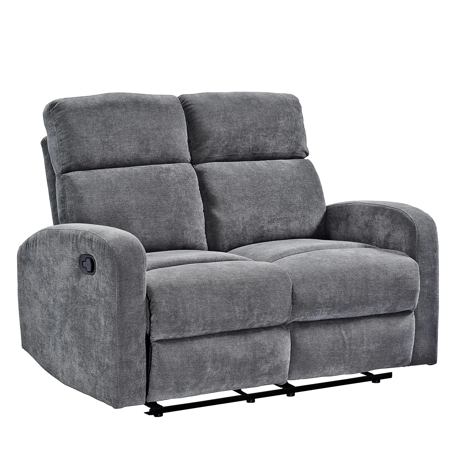 Loftscape Canapé relax Grandhan (2 places) - Microfibre - Gris 3 Loftscape Canapé relax Grandhan (2 places) - Microfibre - Gris – Image 3