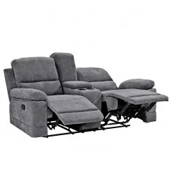 Loftscape Canapé relax Lixia (2 places) - Microfibre - Gris -Canapés Soldes Magasin 1000139832 191205 15490900105 DETAILS P000000001000139832