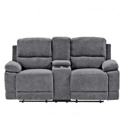 Loftscape Canapé relax Lixia (2 places) - Microfibre - Gris -Canapés Soldes Magasin 1000139832 191205 15490900106 DETAILS P000000001000139832