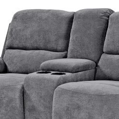 Loftscape Canapé relax Lixia (2 places) - Microfibre - Gris -Canapés Soldes Magasin 1000139832 191205 15490900108 DETAILS P000000001000139832