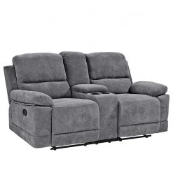Loftscape Canapé relax Lixia (2 places) - Microfibre - Gris -Canapés Soldes Magasin 1000139832 200420 15490900104 DETAILS P000000001000139832